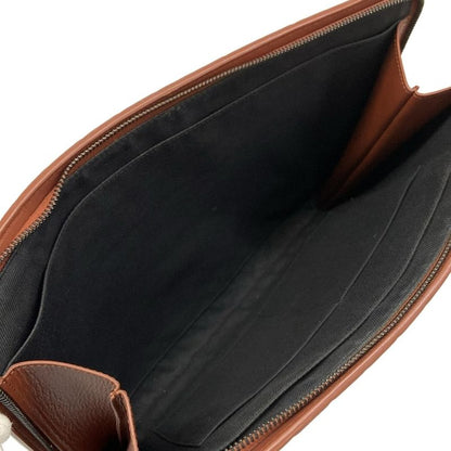 Bottega Veneta Clutch Intrecciato Brown Leather