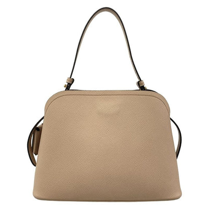 Prada Handbag Depth Beige Leather