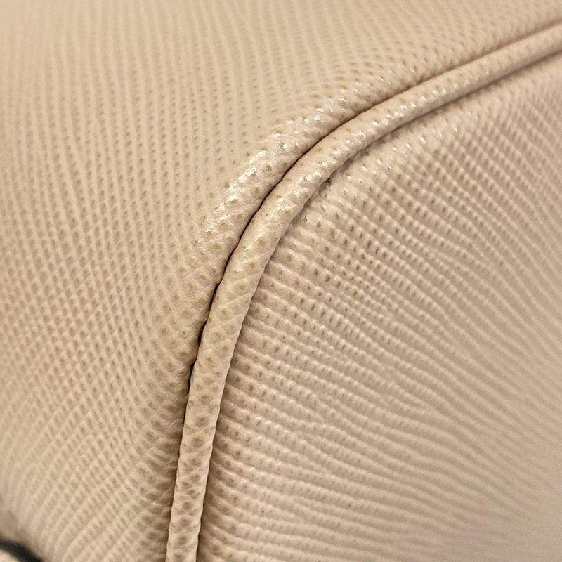 Prada Handbag Depth Beige Leather