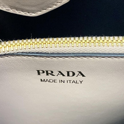 Prada Handbag Depth Beige Leather