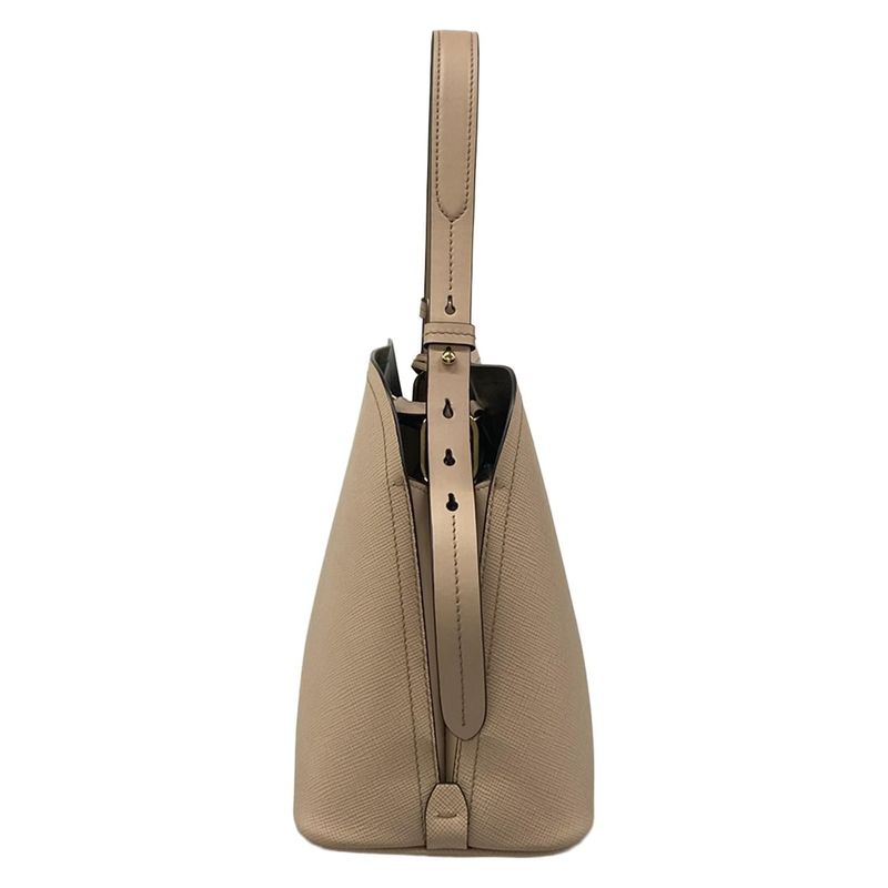 Prada Handbag Depth Beige Leather