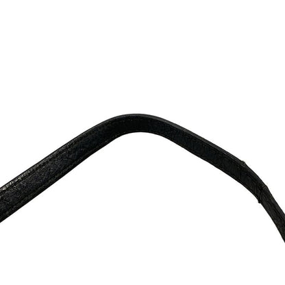 Balenciaga Shoulder Bag the Hip Black Leather