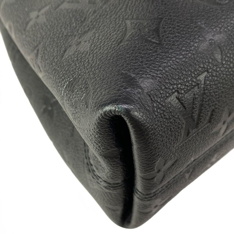 Louis Vuitton Tote Monogram Empreinte Babylon PM Noir Black Leather Cowhide