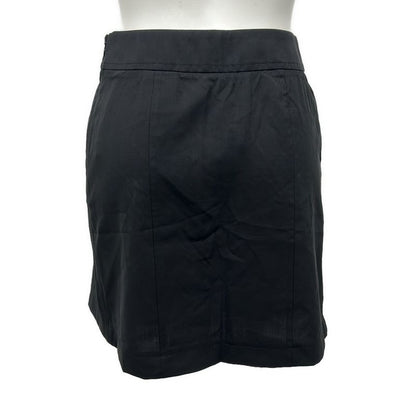 Hermes Mini Skirt 34 S Black Wool