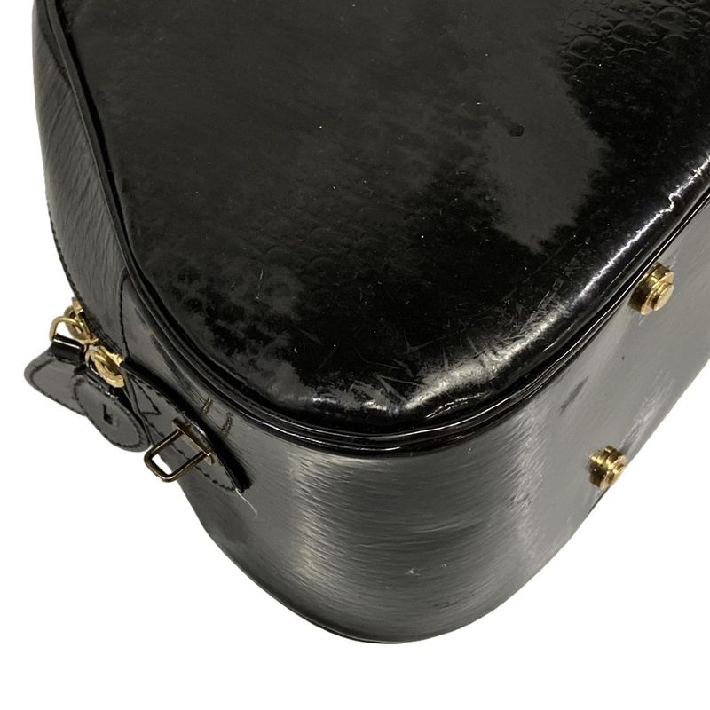 Dior Double Saddle Bag Black Embossed Leather