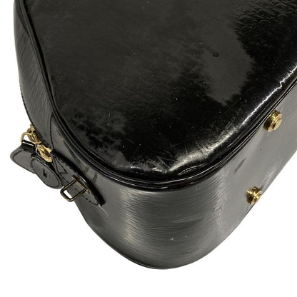 Dior Double Saddle Bag Black Embossed Leather