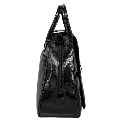 Dior Double Saddle Bag Black Embossed Leather