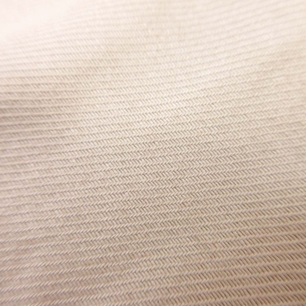 Hermes Reversible Swing Top Cotton Twill Nylon Trim 48 Beige Yellow