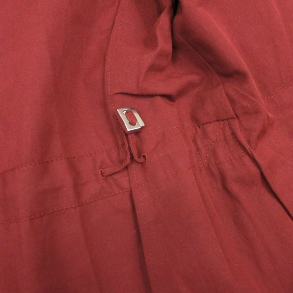 Hermes Cotton Linen Blend Tailored Jacket Single 2 Button Bra 48 Bordeaux