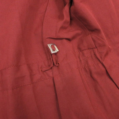 Hermes Cotton Linen Blend Tailored Jacket Single 2 Button Bra 48 Bordeaux