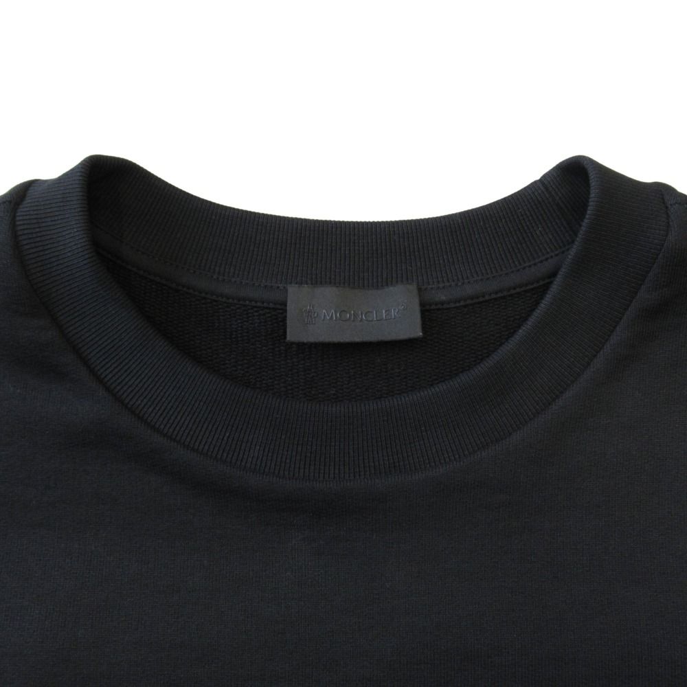 Moncler Sweatshirt Shirt Trainers Top Long Sleeve Logo L Black