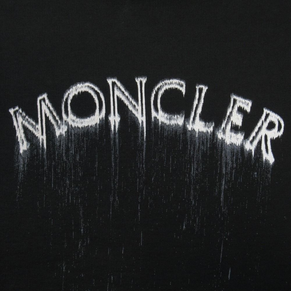 Moncler Sweatshirt Shirt Trainers Top Long Sleeve Logo L Black