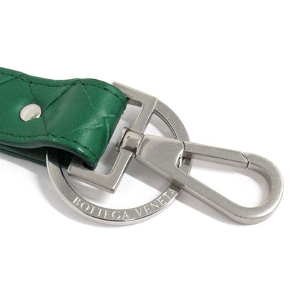 Bottega Veneta Key Ring Key Strap Intrecciato Leather Green