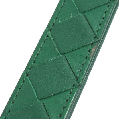 Bottega Veneta Key Ring Key Strap Intrecciato Leather Green
