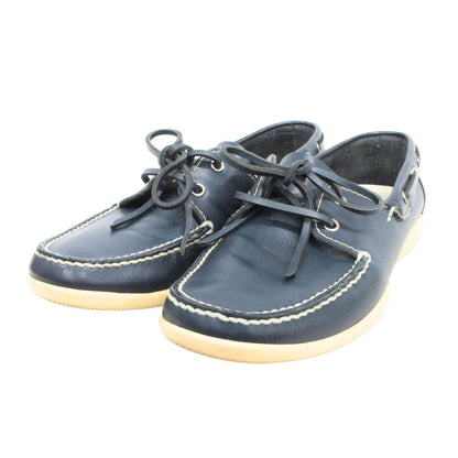 Prada Sport Leather Deck Shoes Vintage 6 Navy