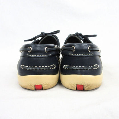 Prada Sport Leather Deck Shoes Vintage 6 Navy