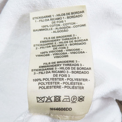 Hermes Figure Artistic Sweatshirt Trainers V-neck Patch Embroidery 40 White