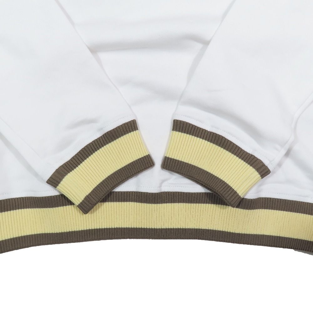 Hermes Figure Artistic Sweatshirt Trainers V-neck Patch Embroidery 40 White