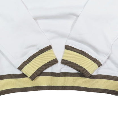 Hermes Figure Artistic Sweatshirt Trainers V-neck Patch Embroidery 40 White