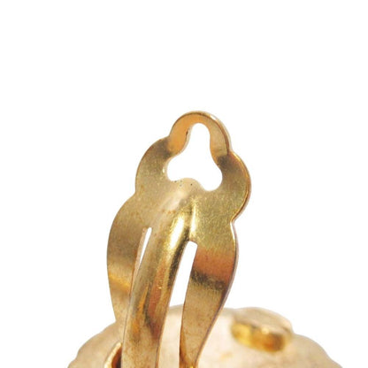 Chanel Vintage CC Logo Earrings Round