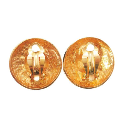 Chanel Vintage Round Earrings