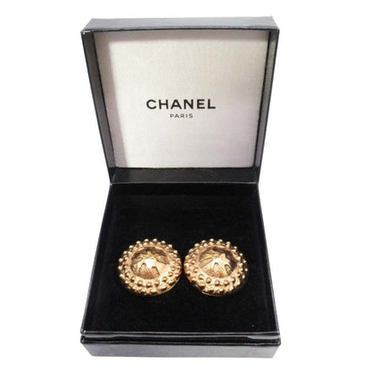 Chanel Vintage Round Earrings