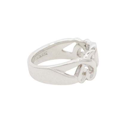 Tiffany & Co Triple Loving Heart Ring 925 Paloma Picasso Silver