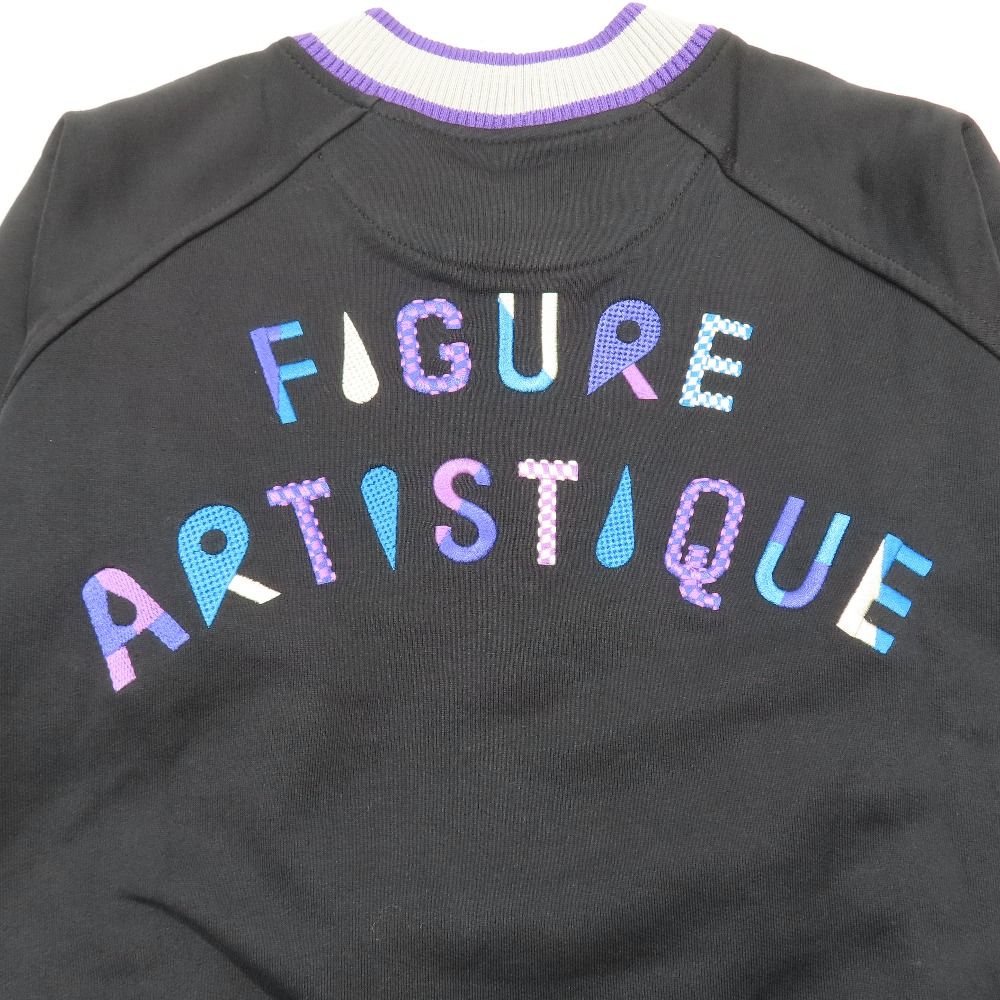 Hermes Figure Artistic Sweatshirt Trainers V-neck Patch Embroidery 36 Black