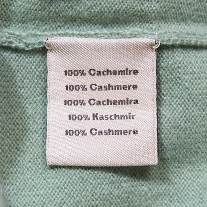 Hermes Velky Lov Cashmere Knit Sweater Long Sleeve Crew Neck Top S Green