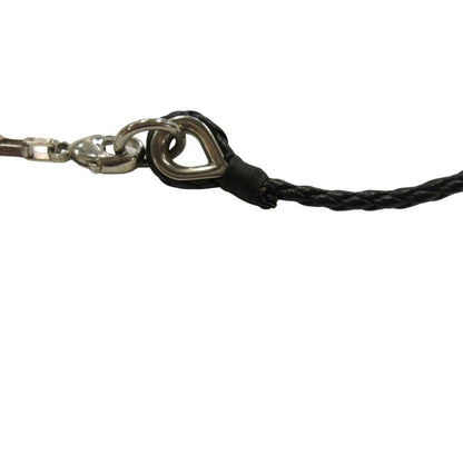 Dolce & Gabbana Corno Necklace Pendant 60 cm Black Silver