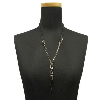Dolce & Gabbana Corno Necklace Pendant 60 cm Black Silver