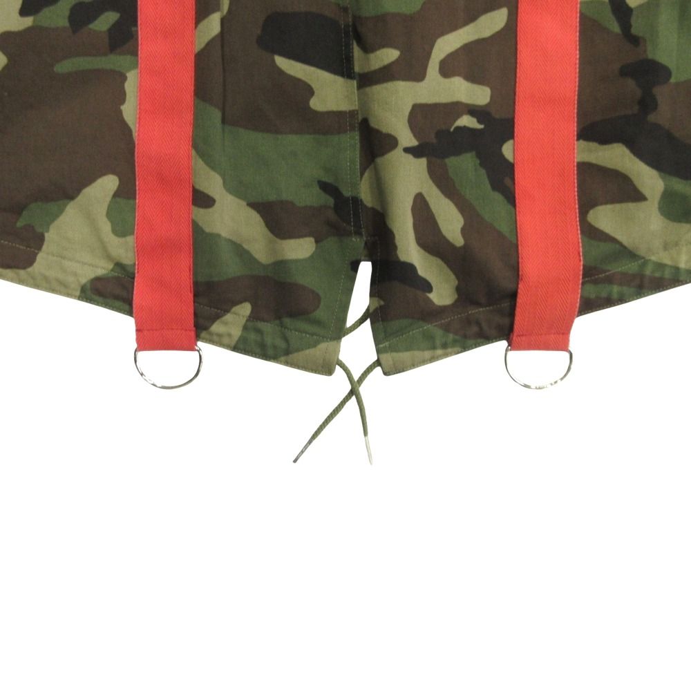 Celine Harness Mod Coat Fishtail Hoodie Camouflage Hedi Slimane Era 50 Khaki