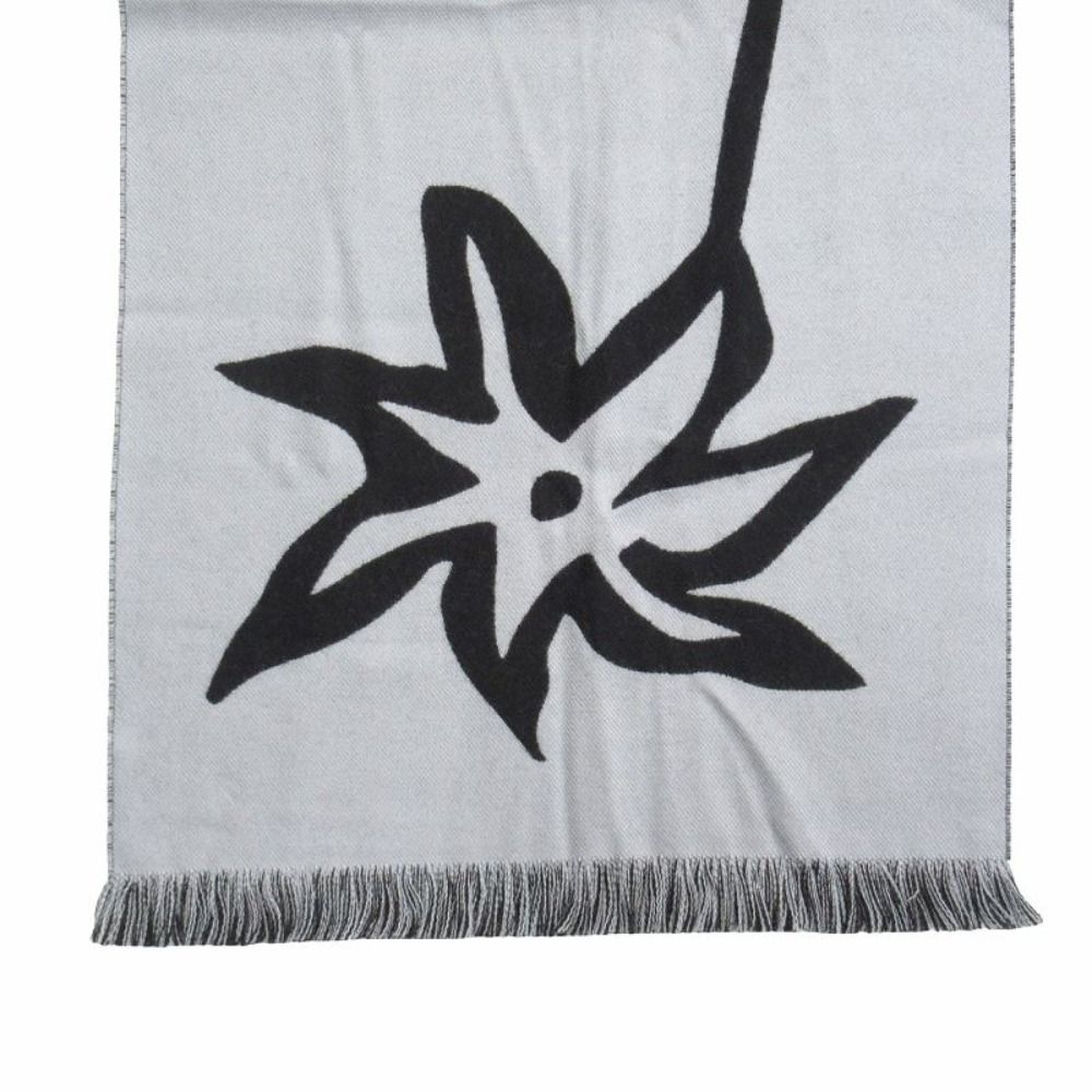 Dior Travis Scott Cactus Jack Wool Logo Scarf Black