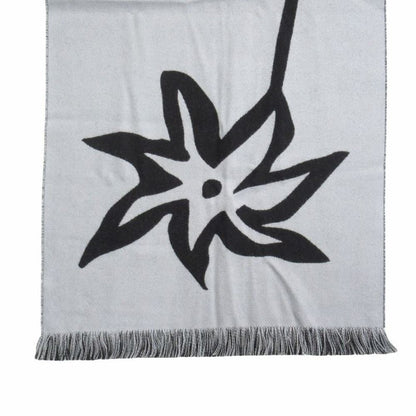 Dior Travis Scott Cactus Jack Wool Logo Scarf Black