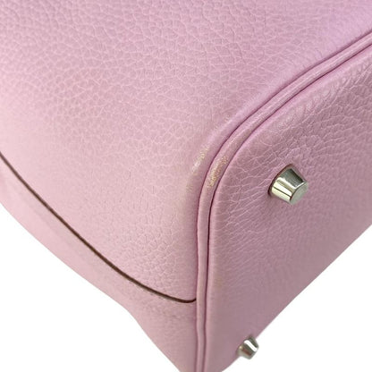 Hermes Handbag Picotin Lock MM Mauve Silvestre