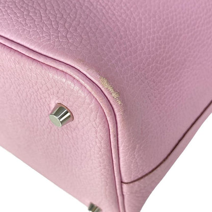 Hermes Handbag Picotin Lock MM Mauve Silvestre