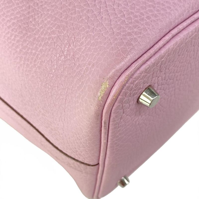 Hermes Handbag Picotin Lock MM Mauve Silvestre