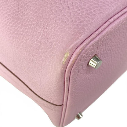 Hermes Handbag Picotin Lock MM Mauve Silvestre