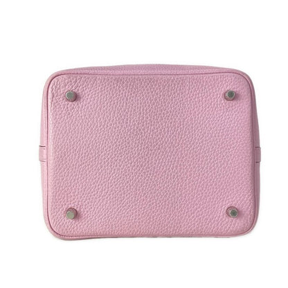 Hermes Handbag Picotin Lock MM Mauve Silvestre