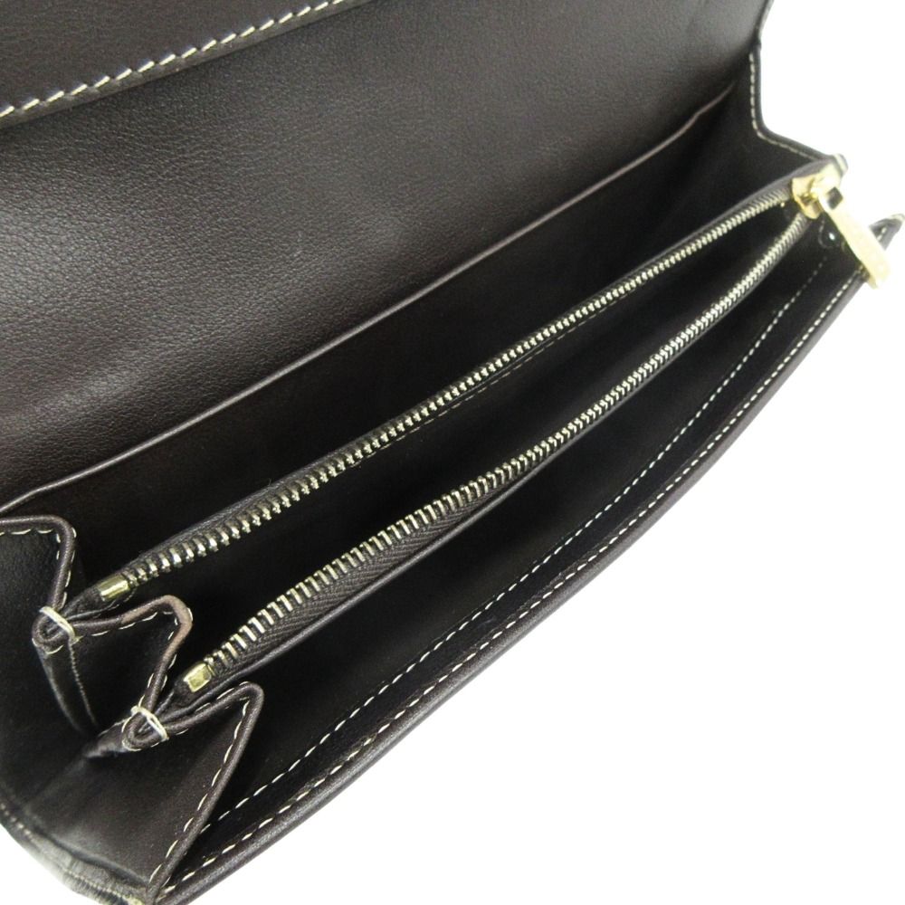 Celine Wallet Case Bifold Macadam Pattern Ysoo 46 White Brown