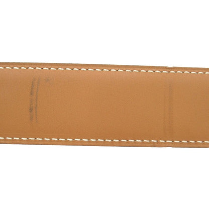 Hermes Buckle Reversible Belt Box Calfskin Leather 70 cm Black Beige