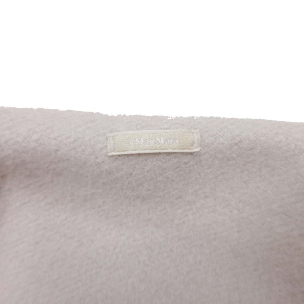 Max Mara 'S Double Face Dress Wool Angora 42 Short Sleeve Gray Ju