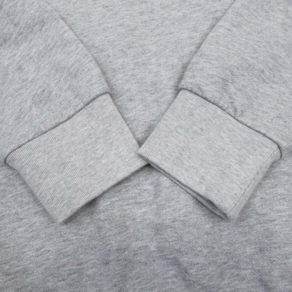 Moncler Logo Patch Sweatshirt Shirt Fleece Trainers Crew Neck Top M Heather Gray