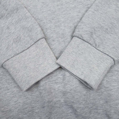 Moncler Logo Patch Sweatshirt Shirt Fleece Trainers Crew Neck Top M Heather Gray