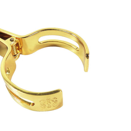 Loewe Anag Lambskin Glove Holder Bag Charm Clip Key Logo Vintage Gold