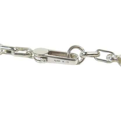 Gucci Polished Interlocking Logo GG Necklace Chain Star Ring Silver