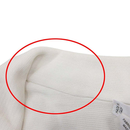 Celine Vintage Horsebit Button Knit Jacket Gold 40 Off White