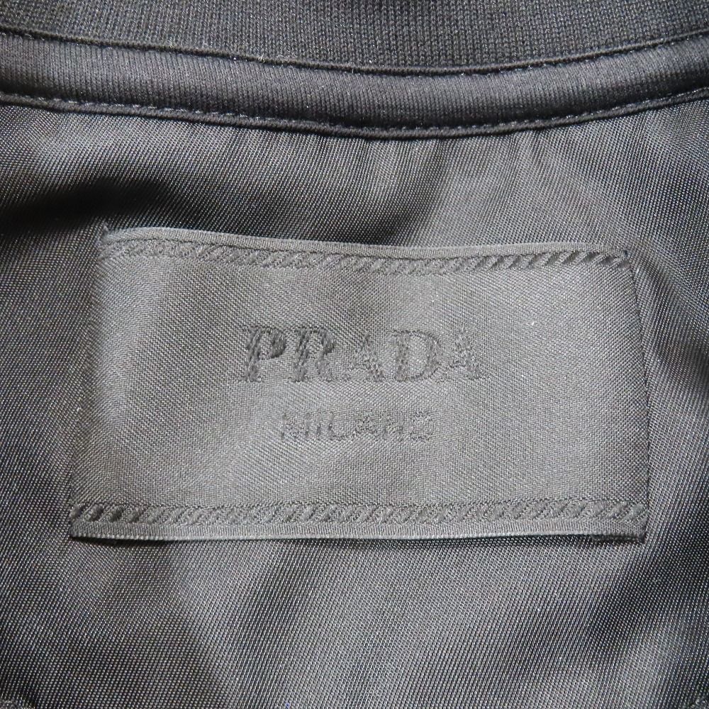 Prada Triangle Logo Sweatshirt Trainers Re-Nylon Trim XS Black