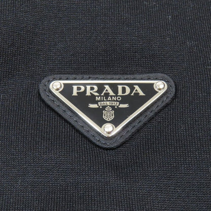 Prada Triangle Logo Sweatshirt Trainers Re-Nylon Trim XS Black