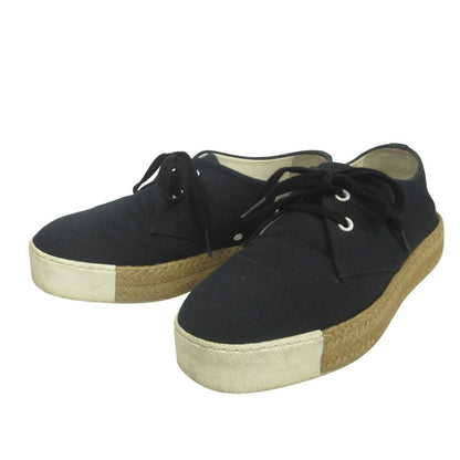 Hermes Rosa Espadrilles Sneakers Shoes Low Cut Canvas Leather Patch